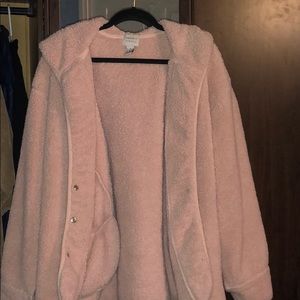 Pink teddy bear jacket